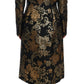 Baroque Elegance Long Sleeve Trench Coat