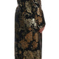 Baroque Elegance Long Sleeve Trench Coat