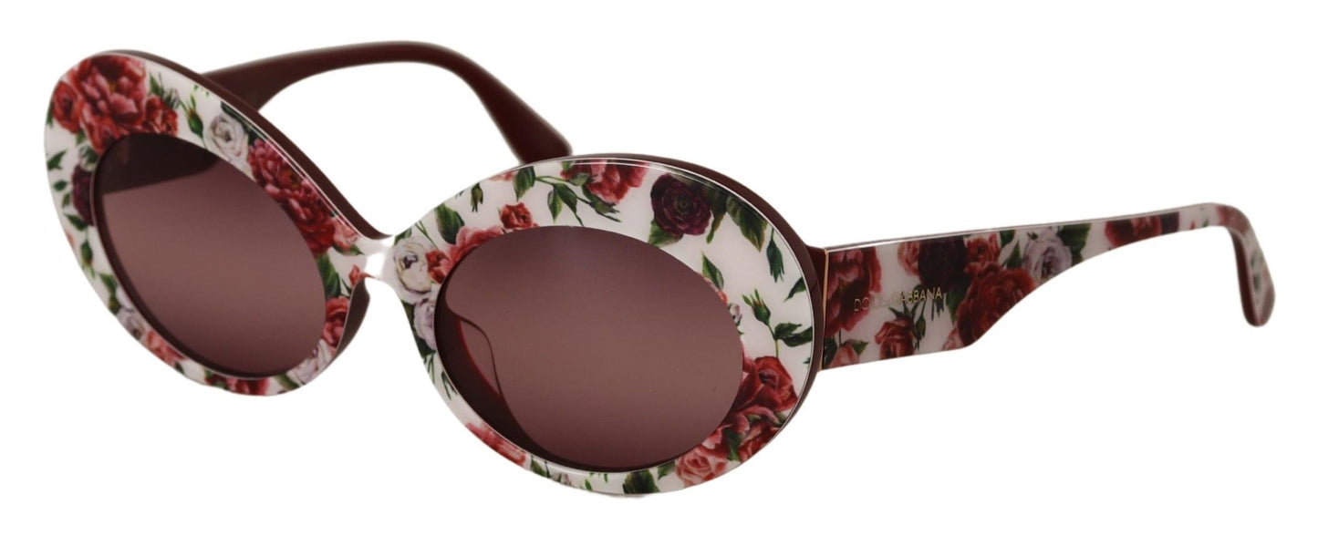 Floral Elegance Cat-Eye Sunglasses