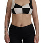 Black White Bustier Corset Sleeveless Top