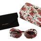 Floral Elegance Cat-Eye Sunglasses