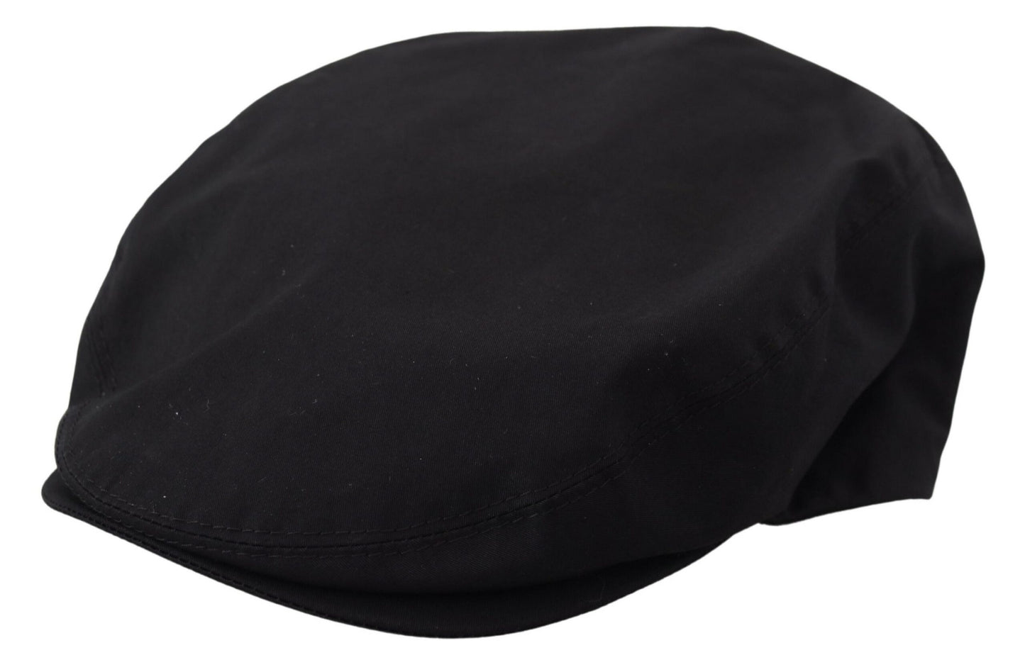 Elegant Black Newsboy Cap