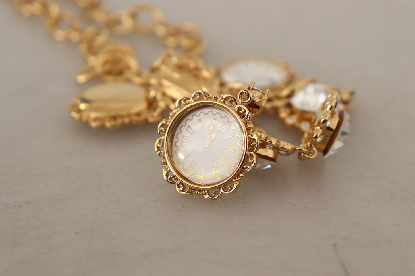 Elegant Timekeeper Statement Necklace