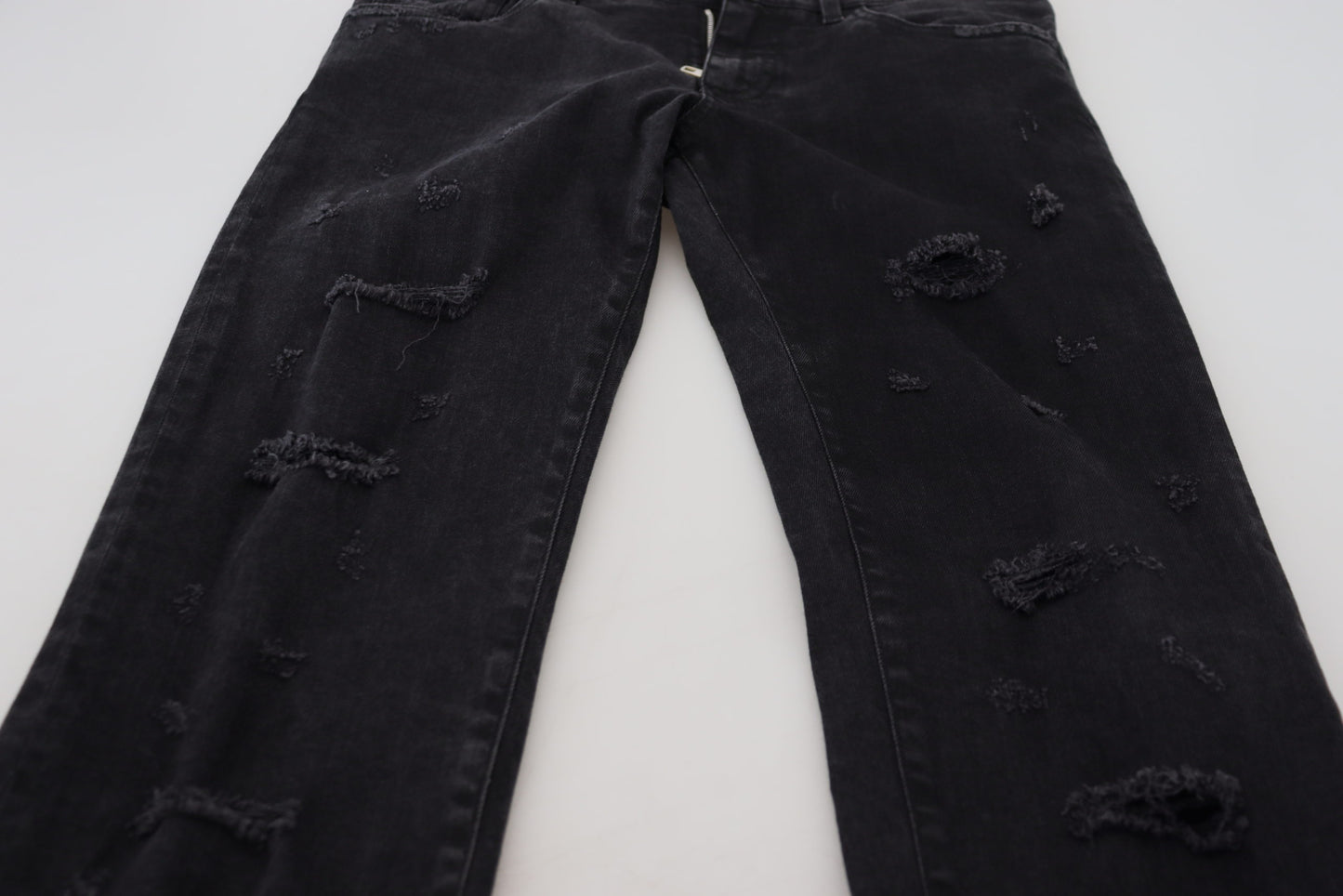 Elegant Black Denim Pants