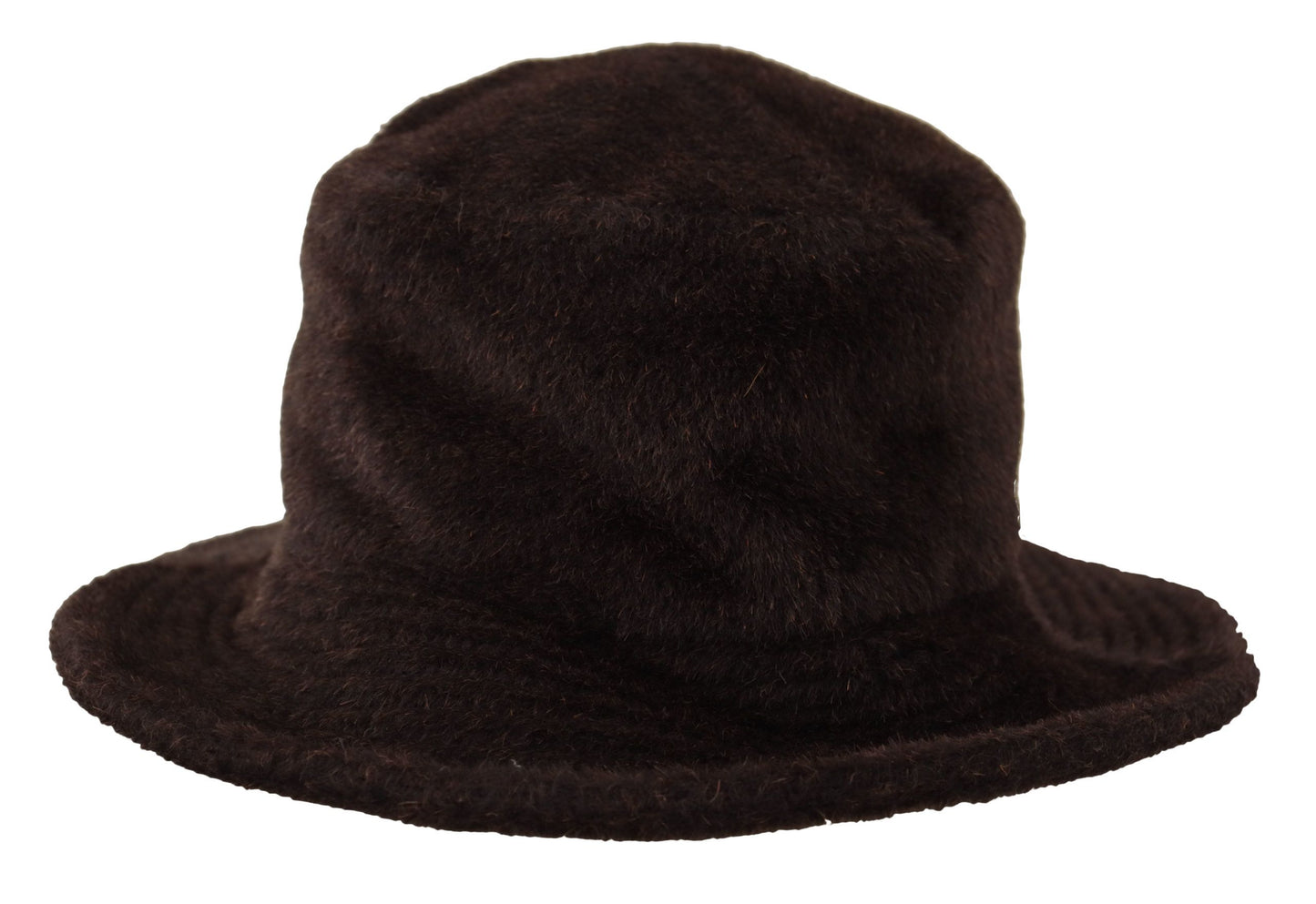 Elegant Alpaca Wool Brown Bucket Hat