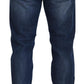 Blue Washed Cotton Casual Denim Jeans