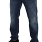 Blue Washed Cotton Casual Denim Jeans