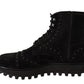Studded Suede Ankle Boots