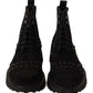 Studded Suede Ankle Boots