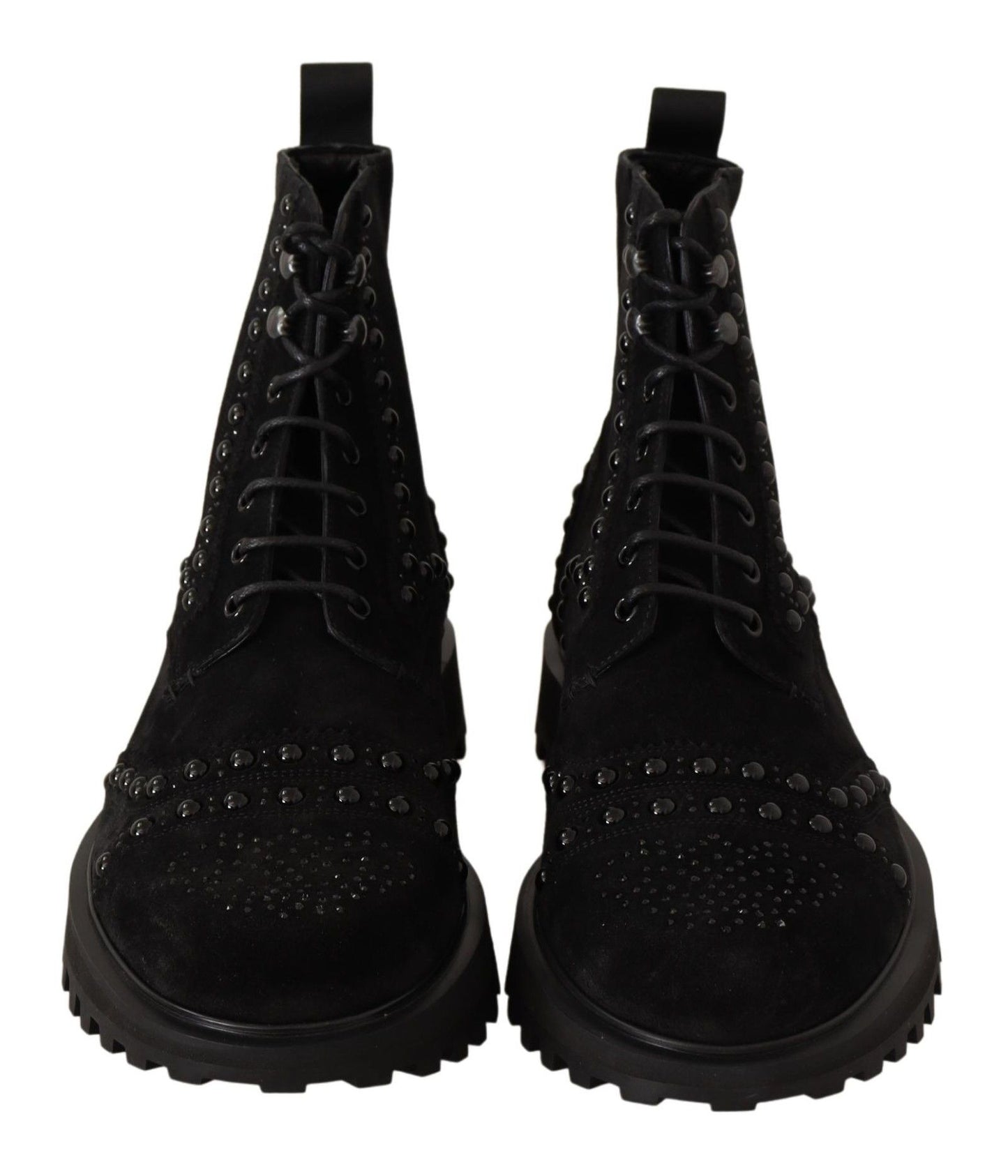 Studded Suede Ankle Boots