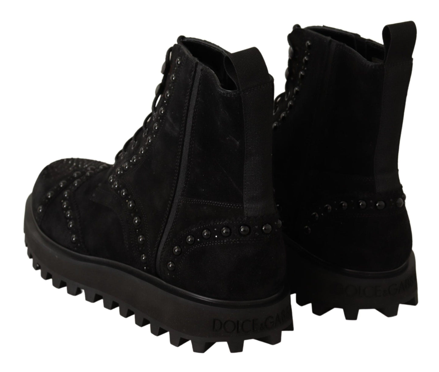 Studded Suede Ankle Boots