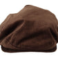 Brown Corduroy Cotton Newsboy Men Hat