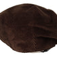 Brown Corduroy Cotton Newsboy Men Hat