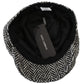 Elegant Herringbone Newsboy Hat