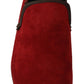 Elegant Red Suede Loafers for Men