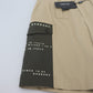 Beige Cotton Cargo Bermuda Shorts