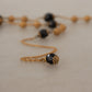 Elegant Gold Tone Statement Necklace