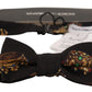 Elegant Black Silk Kids Bow Tie