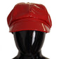 Chic Red Bucket Cap for the Fashion-Forward