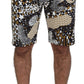 Multicolor Cotton Bermuda Shorts