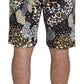Multicolor Cotton Bermuda Shorts