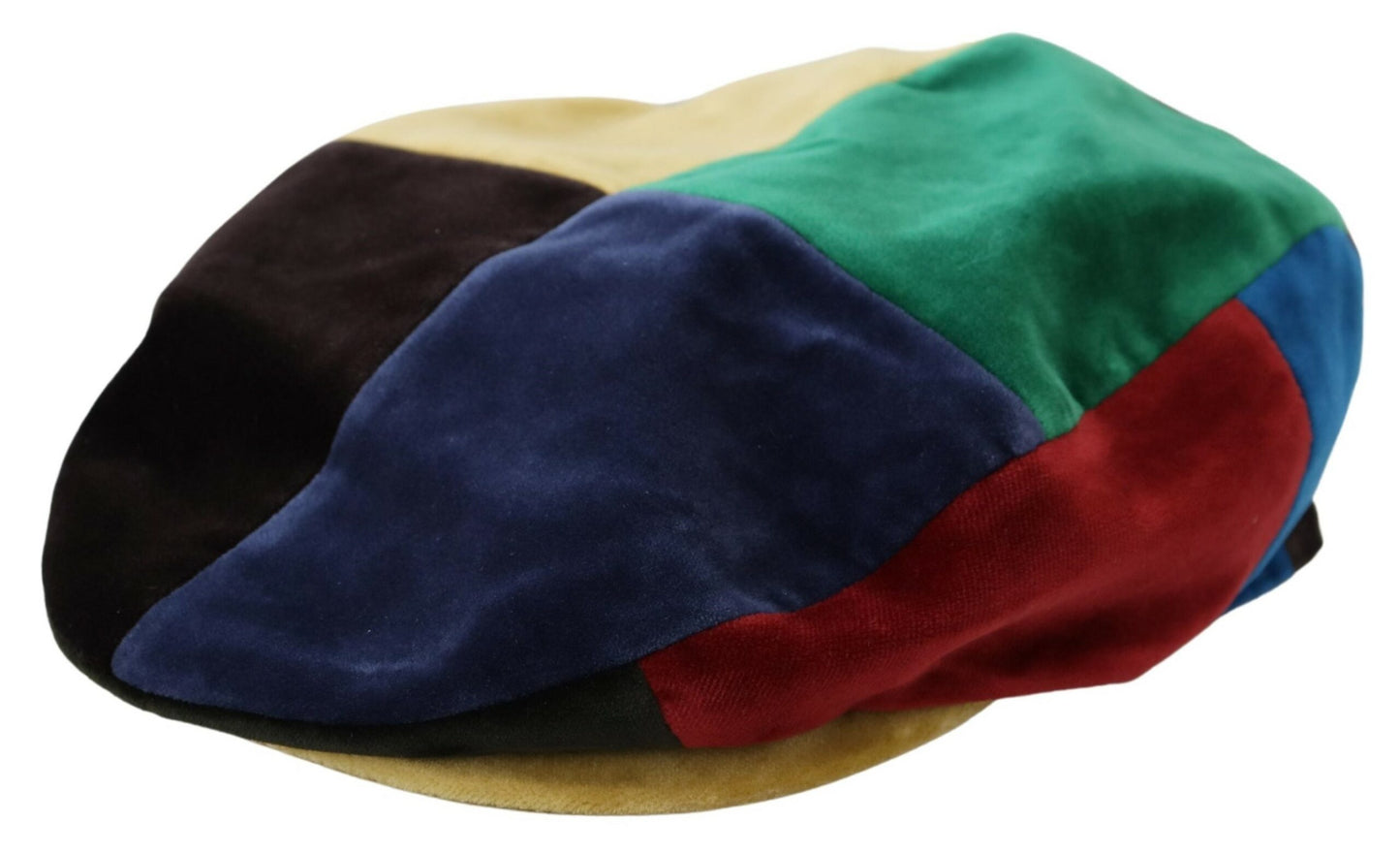 Elegant Multicolor Cotton Newsboy Cap