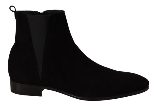 Elegant Suede Leather Ankle Boots