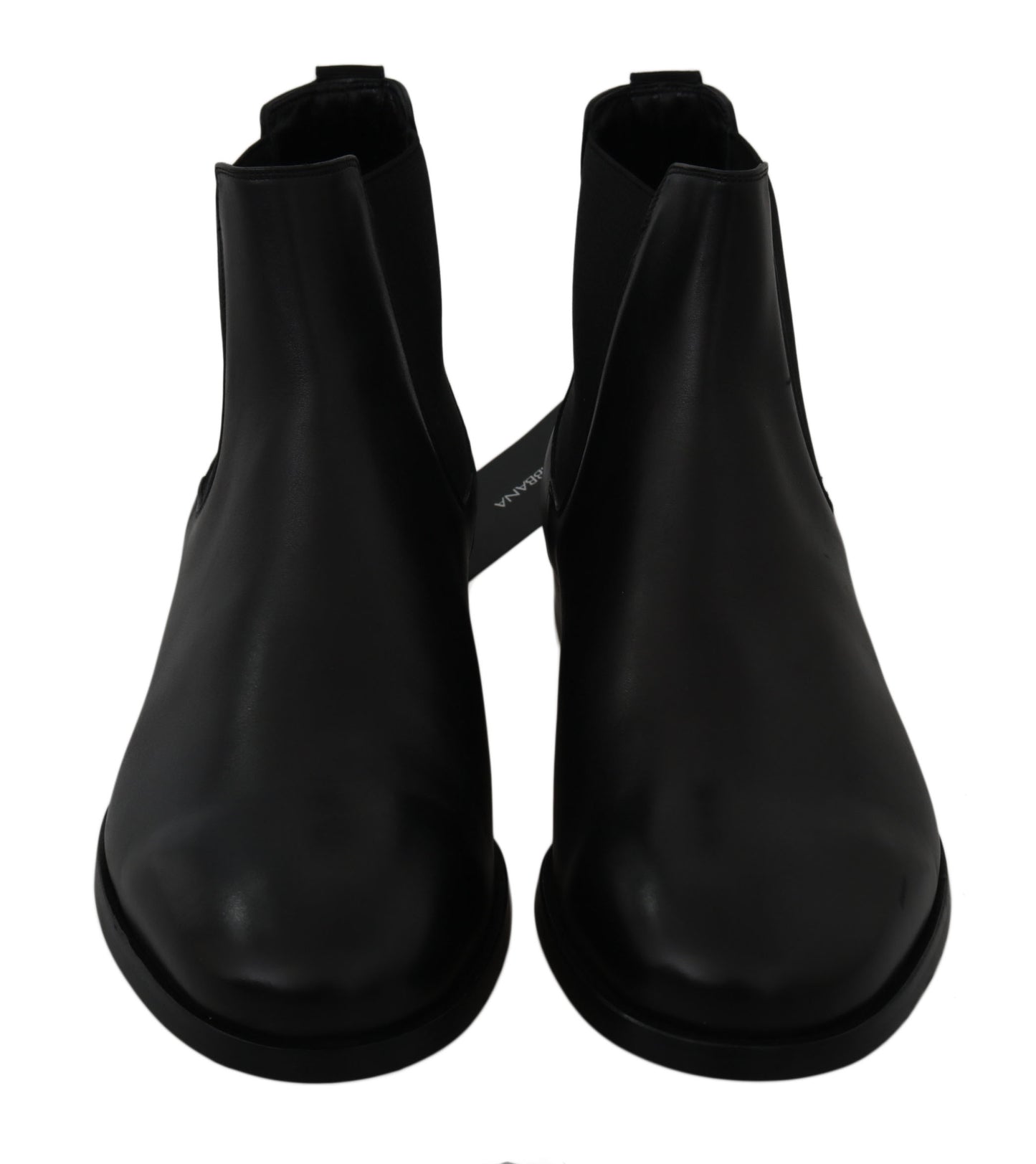 Elegant Black Derby Leather Boots