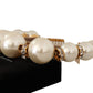 Elegant Gold Crystal Diadem Tiara
