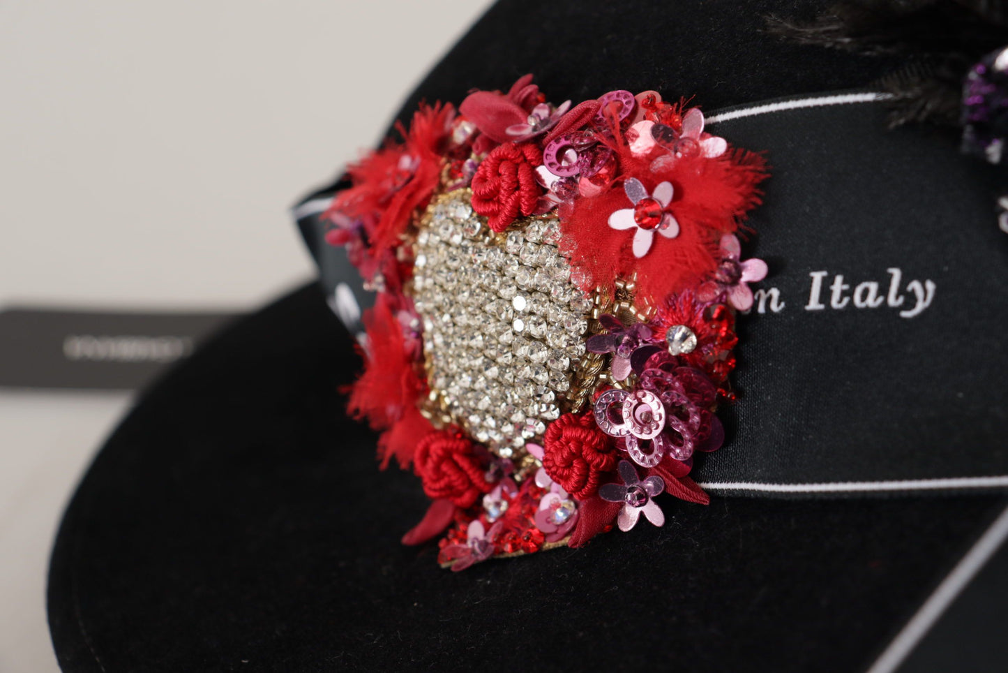 Elegant Wide Brim Black Hat