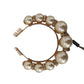 Elegant Gold Crystal Diadem Tiara