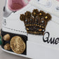 Queen Crown Chic Leather Sneakers
