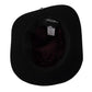 Elegant Black Gold Studded Fedora