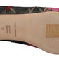 Multicolor Jacquard Sacred Heart Patch Slip On Shoes
