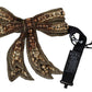 Elegant Gold Silk Embellished Bowtie