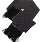 Elegant Silk Scarf with Floral Design