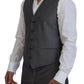 Elegant Gray Silver Sicilia Suit Ensemble