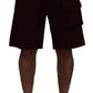 Maroon Bermuda Cargo Men Shorts