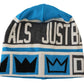 Elegant Multicolor Knit Beanie With DG Logo