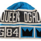 Elegant Multicolor Knit Beanie With DG Logo
