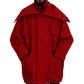 Sleek Red Lightweight Windbreaker Jacket