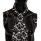 Elegant Floral Silk Scarf with Fringes