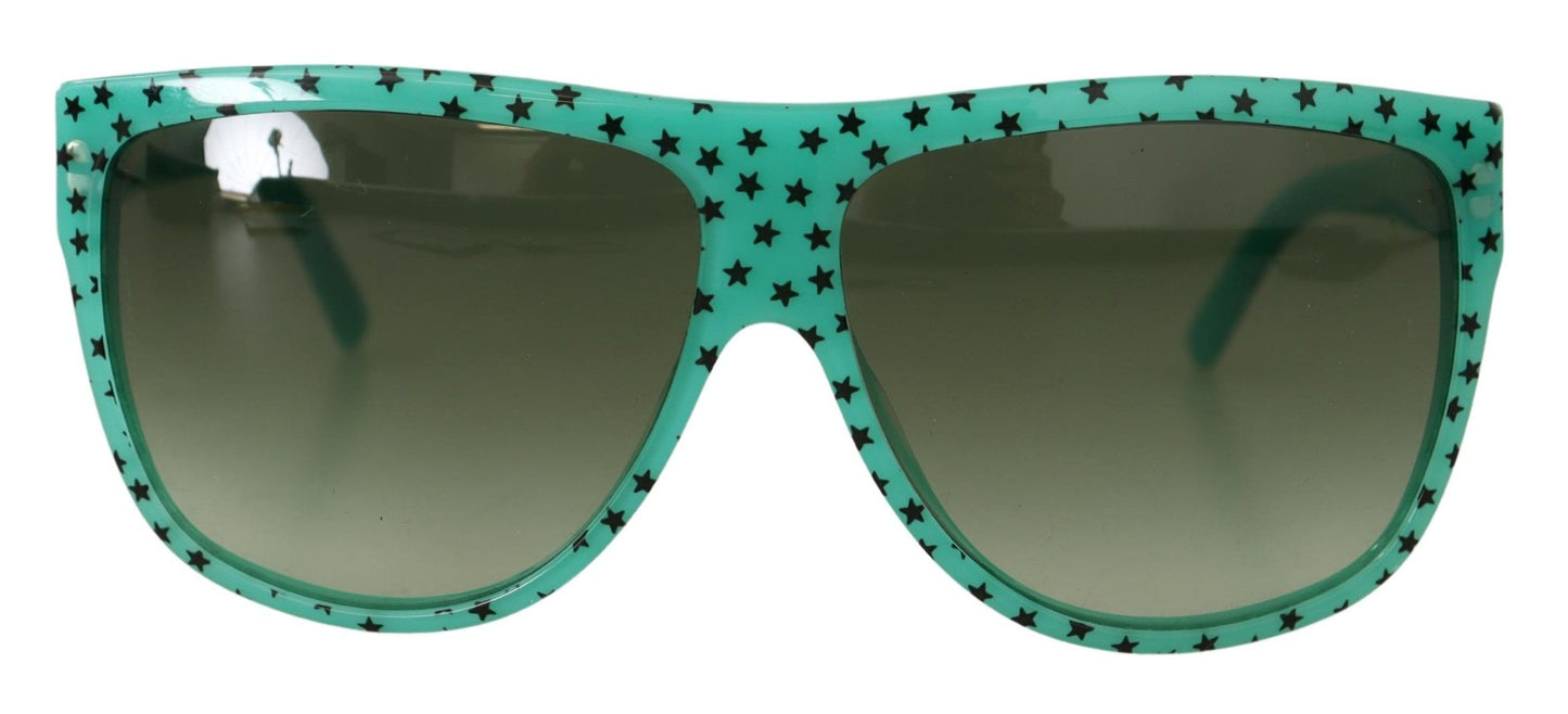 Vintage Star Green Sunglasses