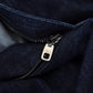Elegant Cropped Blue Cotton Pants