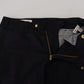 Black Cotton Baggy High Waist Women Pants