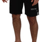 Black Bermuda Cargo Casual Shorts