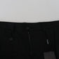 Black Bermuda Cargo Casual Shorts