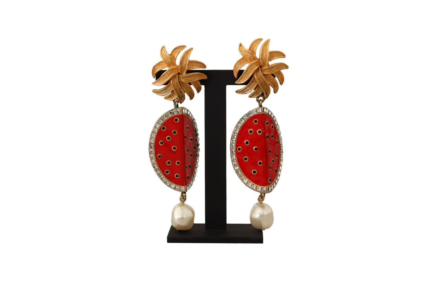 Elegant Multicolor Dangling Clip On Earrings