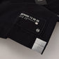 Black Bermuda Cargo Casual Shorts