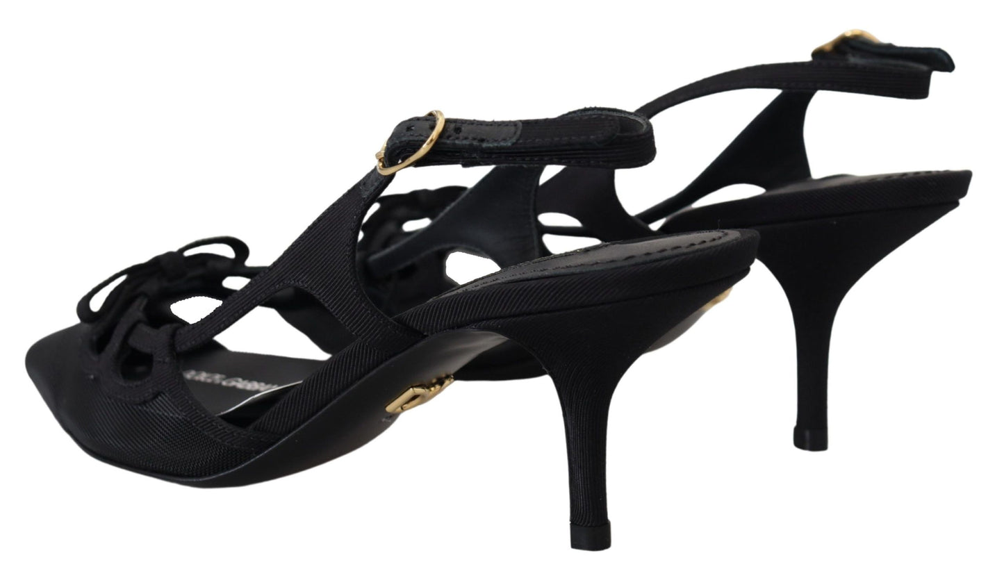 Elegant Slingback Heels in Timeless Black